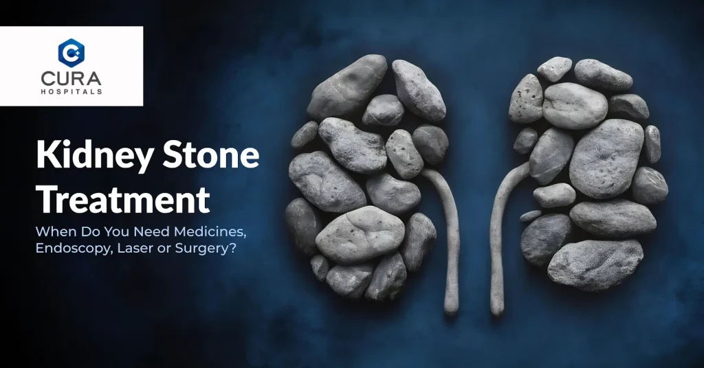 Kidney Stone Treatment: When Do You Need Medicines, Endoscopy, Laser or Surgery?