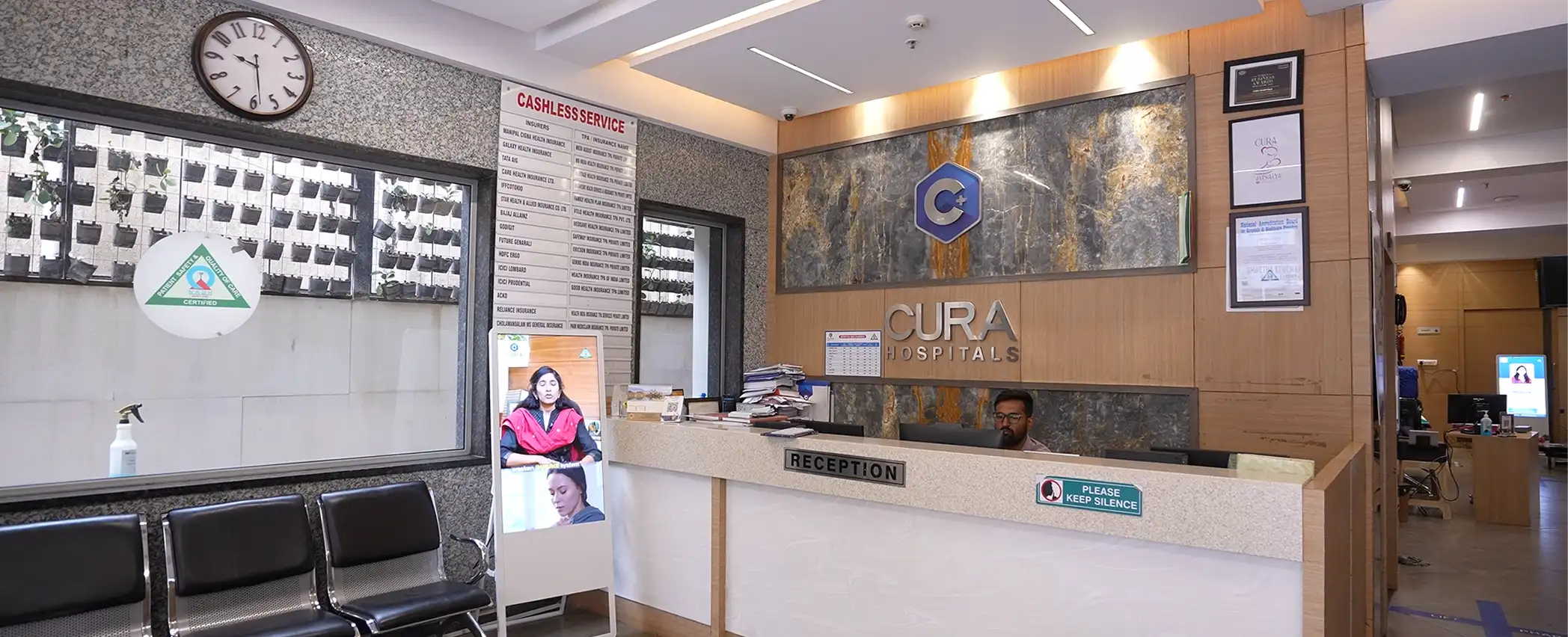 Cura Hospitals building exterior