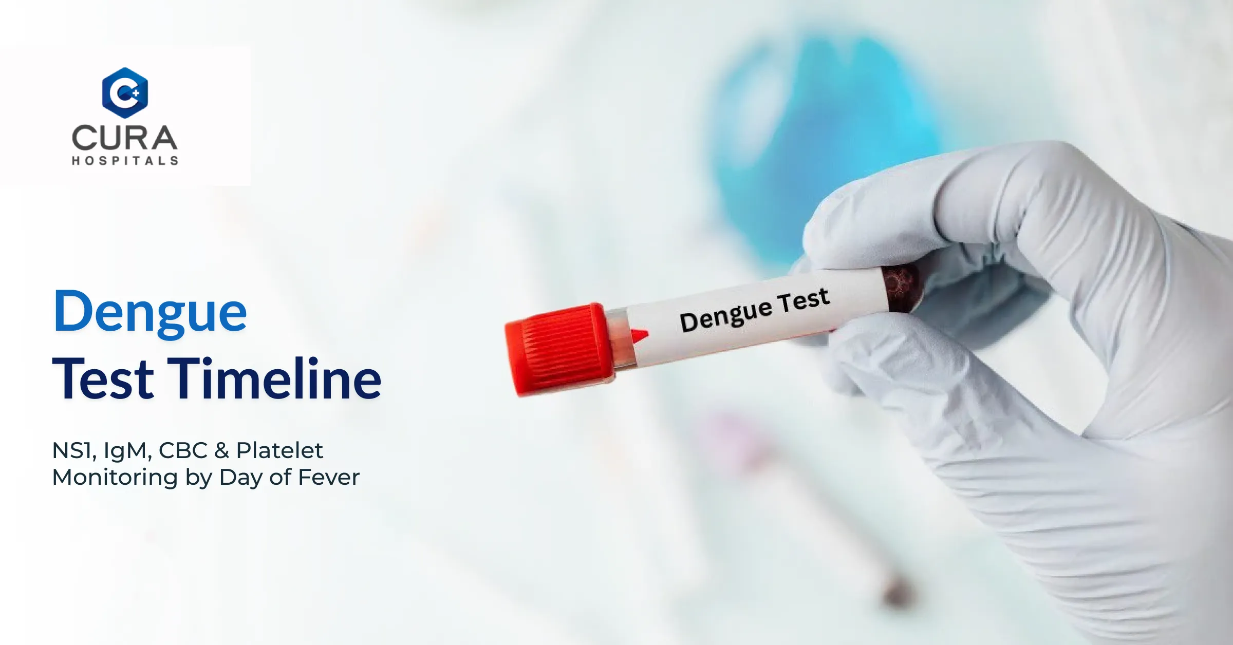 Dengue Test Timeline: NS1, IgM, CBC & Platelet Monitoring by Day of Fever