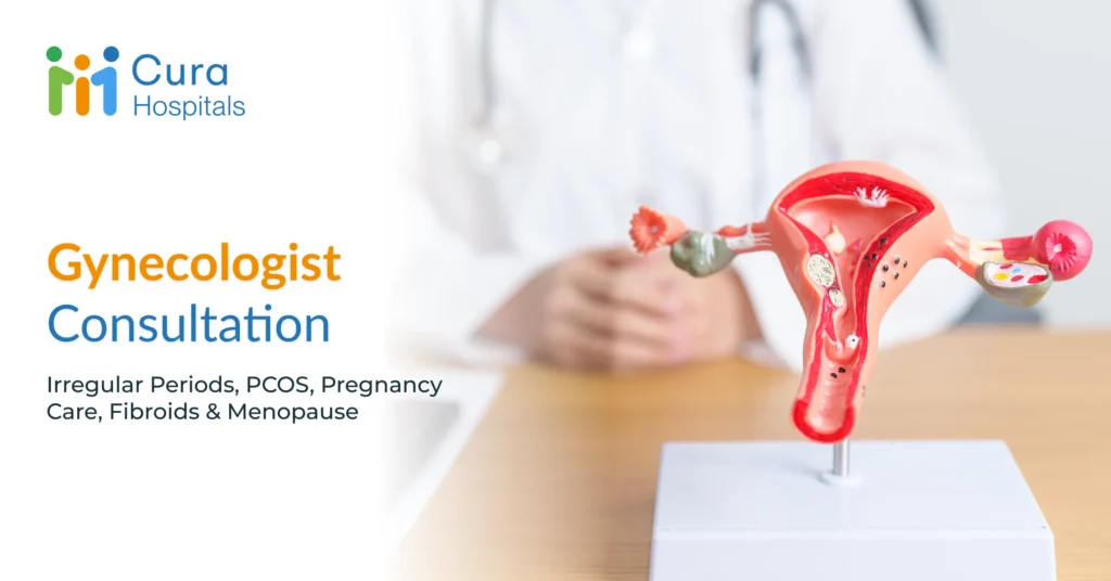 Gynecologist Consultation: Irregular Periods, PCOS, Pregnancy Care, Fibroids & Menopause