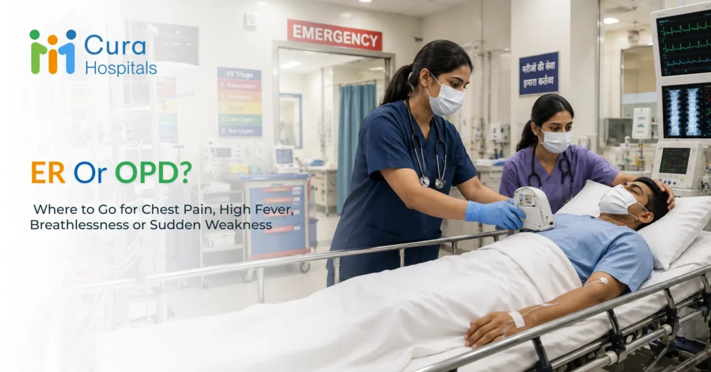 ER or OPD? Where to Go for Chest Pain, High Fever, Breathlessness or Sudden Weakness