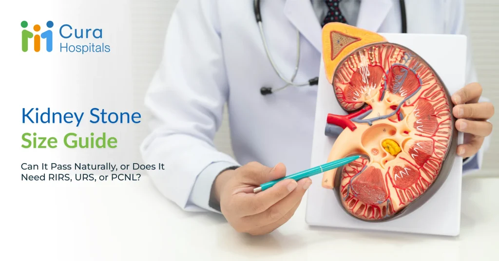 Kidney Stone Size Guide: Can It Pass Naturally, or Does It Need RIRS, URS, or PCNL?