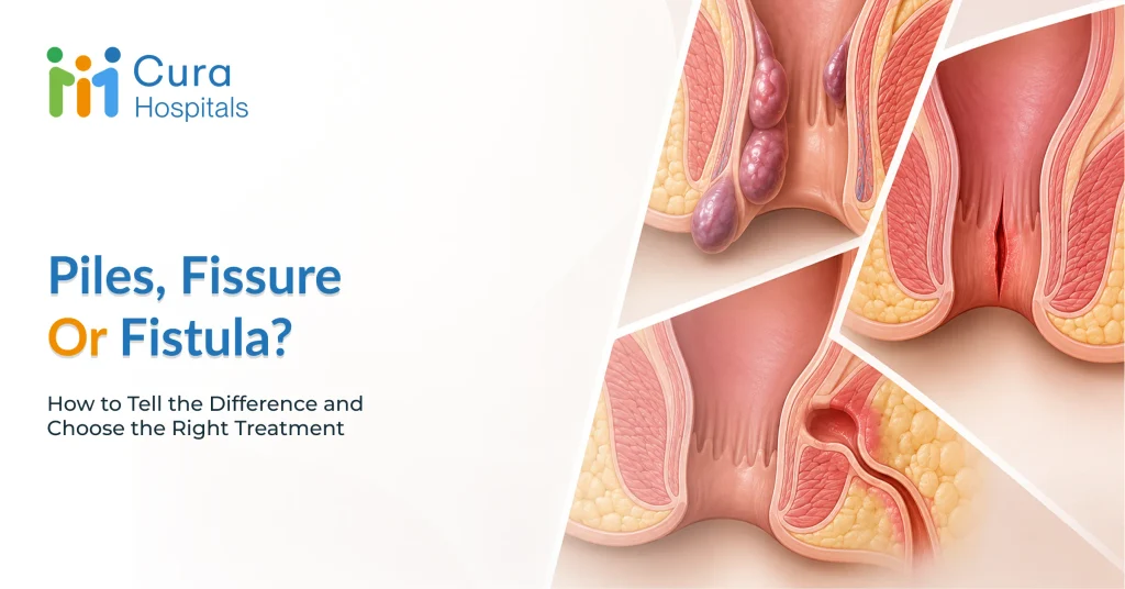 Piles, Fissure or Fistula? How to Tell the Difference and Choose the Right Treatment