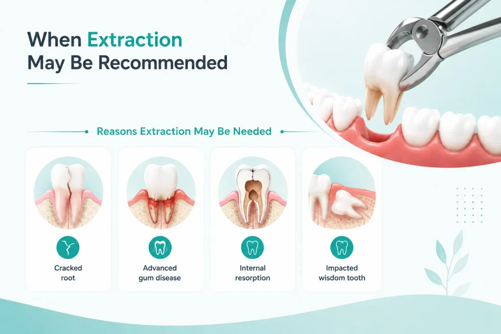 root canal or extraction: when extraction is recommended